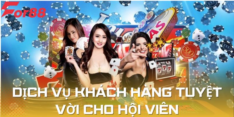Hưởng dịch vụ tuyệt vời khi là hội viên nhà cái