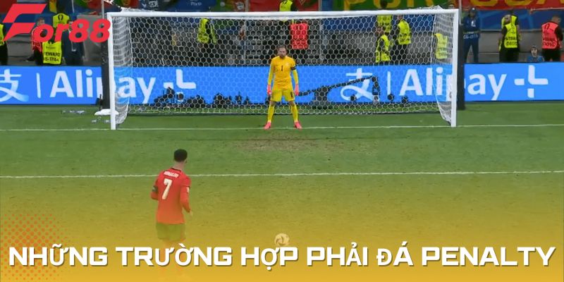 Tổng hợp một số những trường hợp cần đá Penalty trong bóng đá